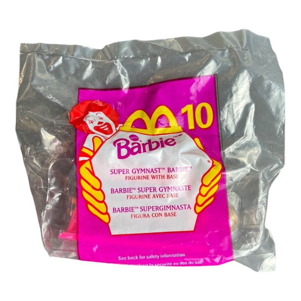 Barbie McDonald’s Happy Meal Toy 1999 #10 Super Gymnast Barbie